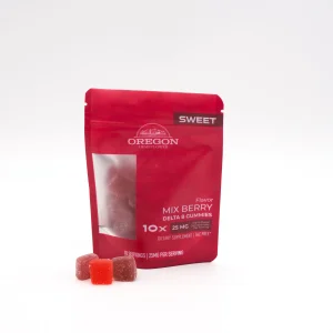 Sweet Mix Berry Delta 8 gummies colorful berry flavored hemp gummies