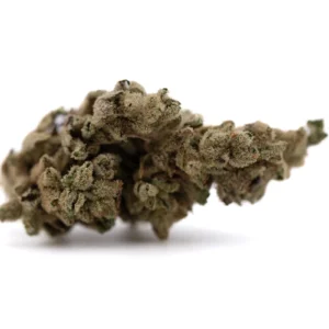 Sour Apple THCa flower full-term buds with bright green color and frosty trichomes